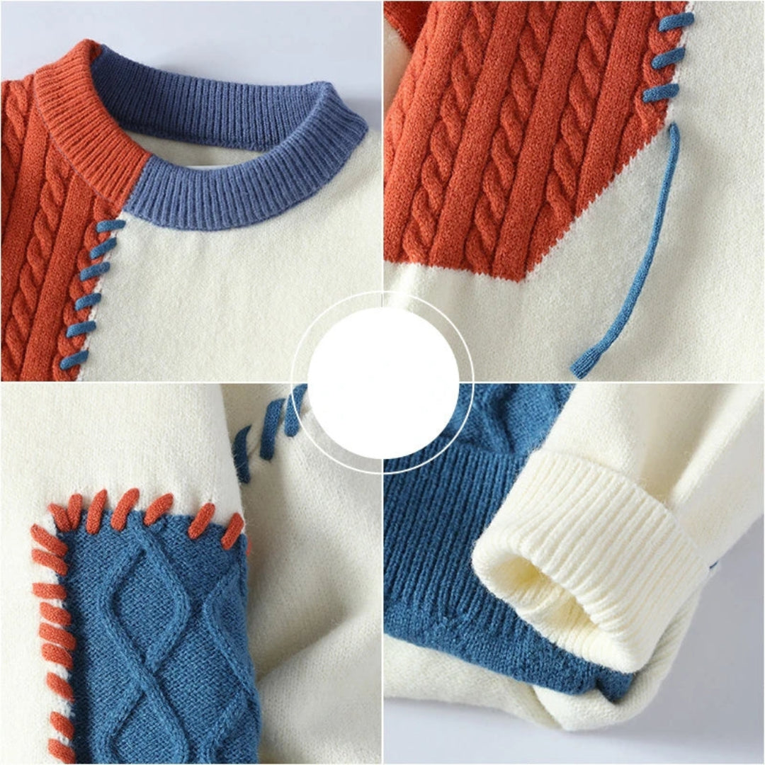 Ian® - Patchwork Sweater