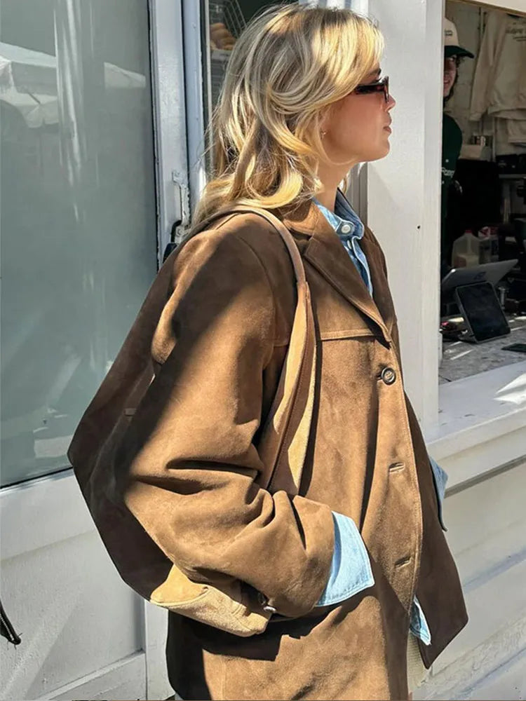 HANNAH | Elegant Suede Jacket