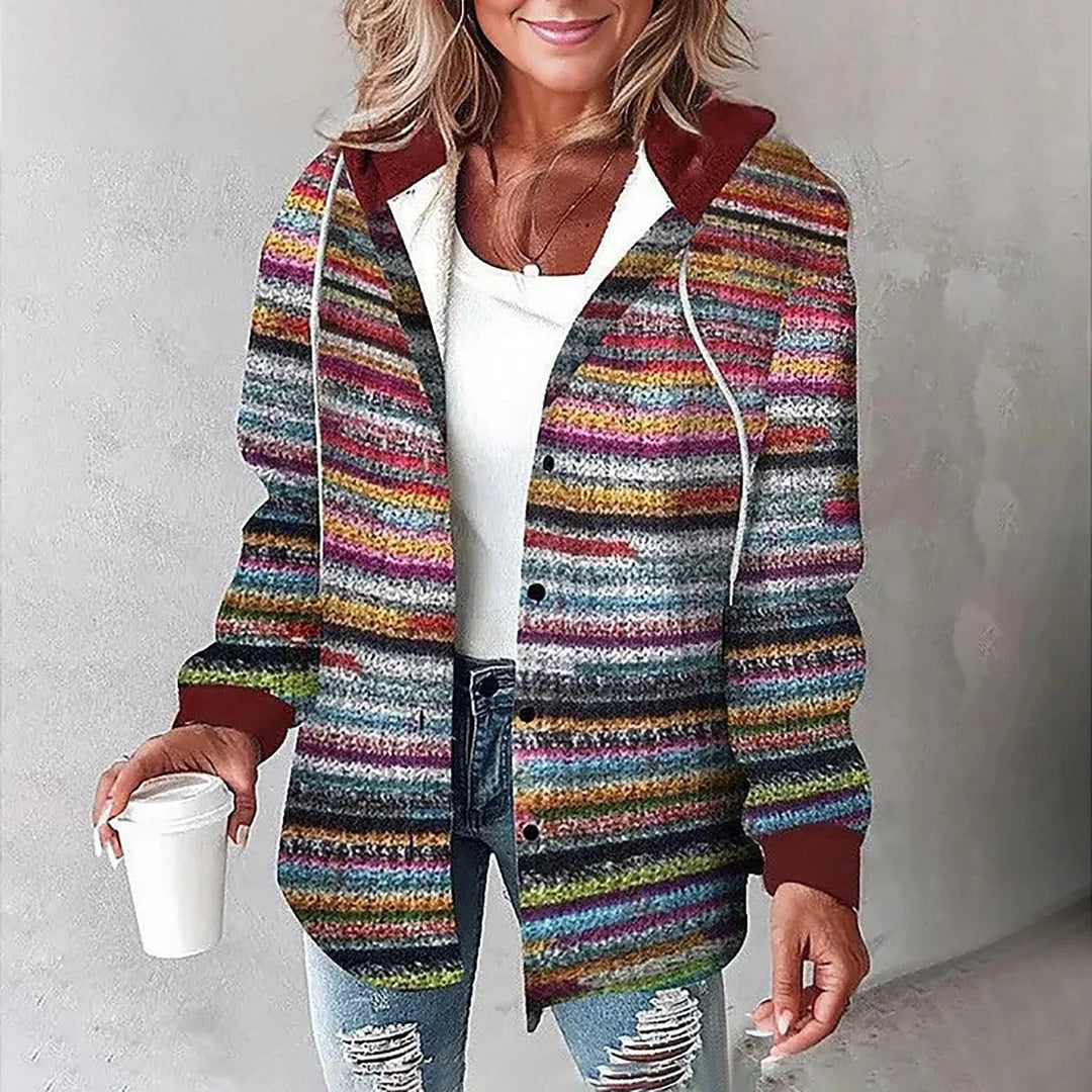 EMMA™ - COZY PLAID HOODIE