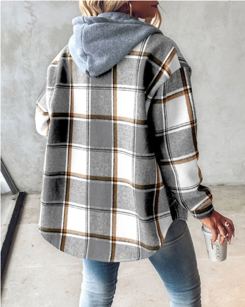 EVA | Hooded Flannel Jacket