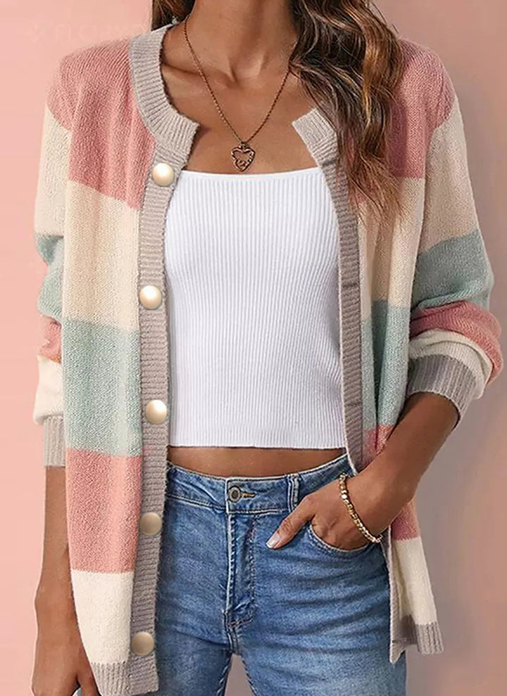 Daphne™ | Color Block Cardigan