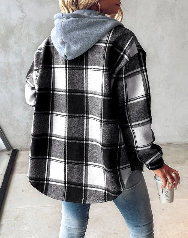 EVA | Hooded Flannel Jacket