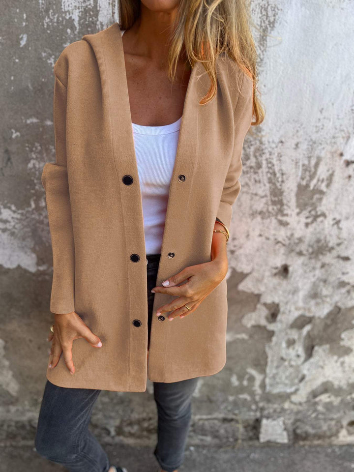 CHLOE | Hooded Cardigan Coat