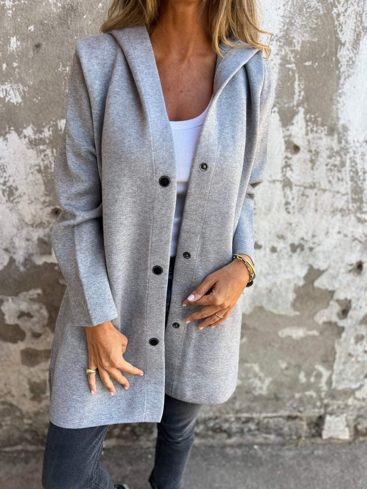 CHLOE | Hooded Cardigan Coat