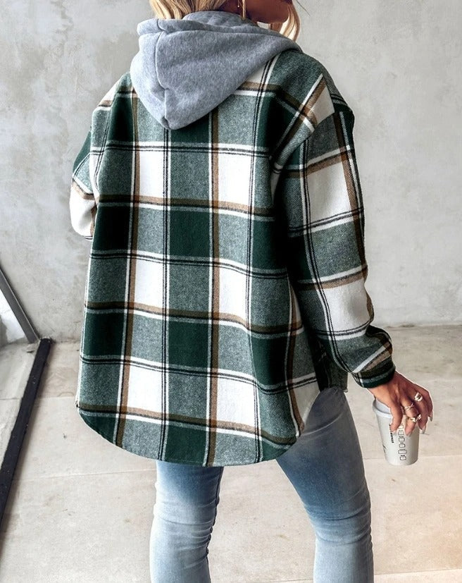 EVA | Hooded Flannel Jacket